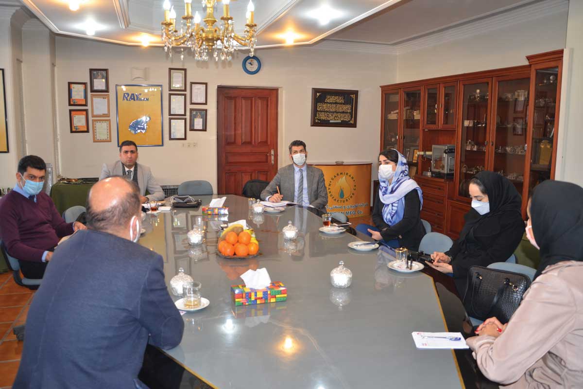 بازدید شرکت الکتروژن از شرکت گرم ایران